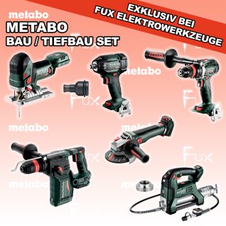 Metabo  Bau / Tiefbau Set 2 SOLO