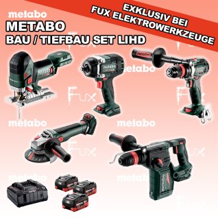 Metabo  Bau / Tiefbau Set 4