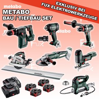 Metabo Bau / Tiefbau Set  9