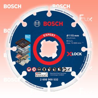 Bosch Expert Diamond Metal Wheel Trennscheibe X-LOCK 115 mm