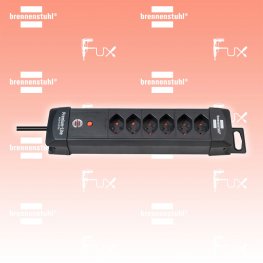 Steckdosenleiste ohne Schalter 6-fach